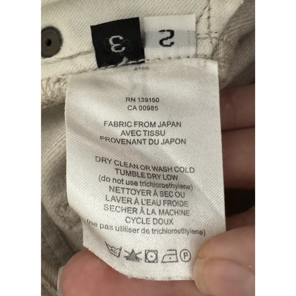 THE ROW Jeans Mid Rise Straight Leg Denim Luxury Preppy Timeless Classic USA - Picture 10 of 10